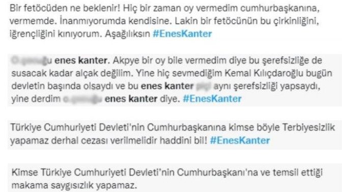 Enes Kanter sosyal medyada paylaştığı video hakkında ne düşünüyorsunuz?