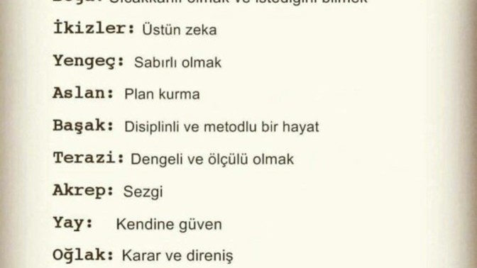 Sizin burcunuzun üstün yeteneği nedir?