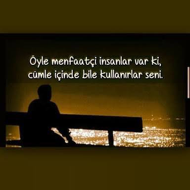 Menfaatçi insanları bir çırpıda anlar mısınız?