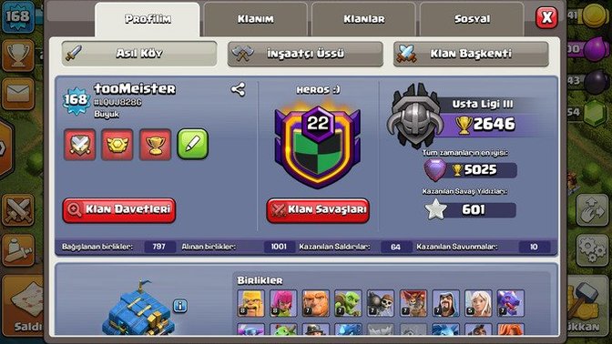 Clash of Clans oyununda ulaşabildiğiniz en yüksek lig nedir?