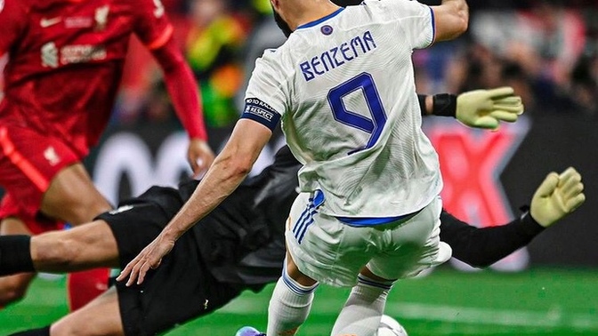 Liverpool - Real Madrid final maçında ilk yarı 0-0! Benzema’nın golü sizce ofsayt mı?