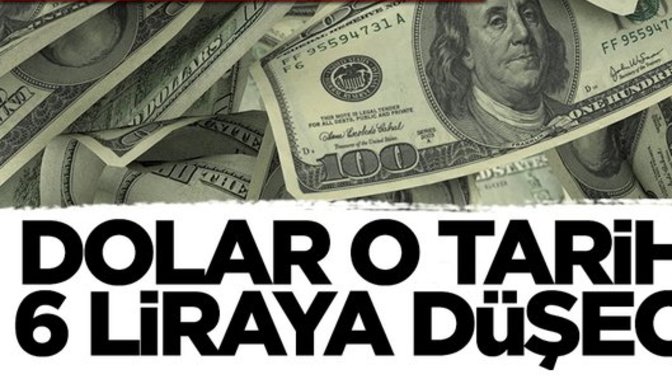 Yeniakit: "Dolar 6 liraya düşecek!" diye yazdı! Sizce olabilir mi?