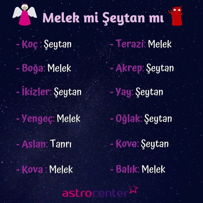 melekmisin şeytan mı?