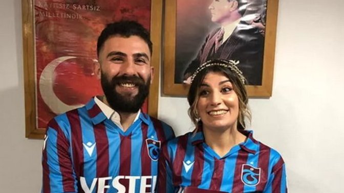 Evlenebilmek için Trabzonspor'un şampiyon olmasını beklediler! Siz olsaydınız takımınızı bekler miydiniz?