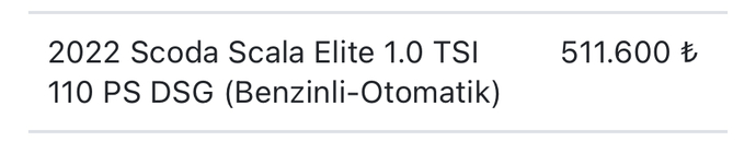 500 bin liranız var ve araba almak istiyorsanız hangisini tercih edersiniz?