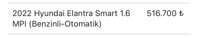 500 bin liranız var ve araba almak istiyorsanız hangisini tercih edersiniz?
