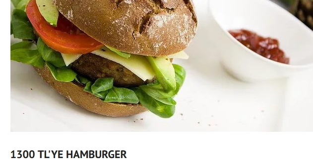 Bodrumda bir hamburger 1300 liraya satılıyor! Sizce bu paraları kim ödeyecek?