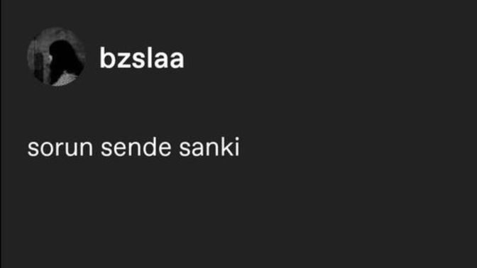 Sizce sorun nerede?