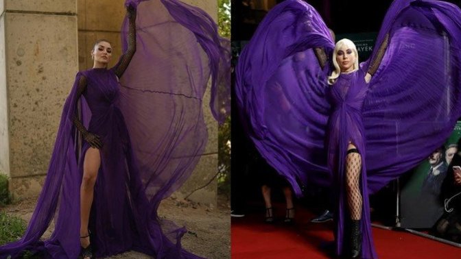 Elbise Hande Erçel'e mi, Lady Gaga'ya mı daha çok yakışmış?