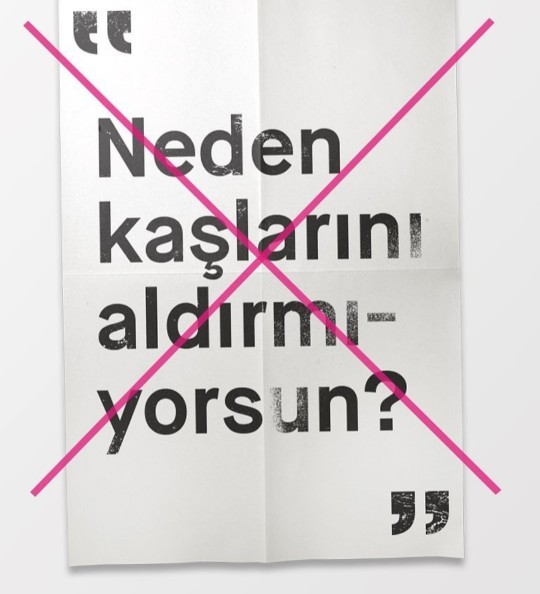 Her kadın kaşlarını almak zorunda mı?