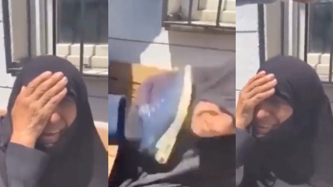 70 yaşındaki zihinsel engelli Suriyeli kadına tekme atıldı! Ne ara bu kadar kötü olduk?
