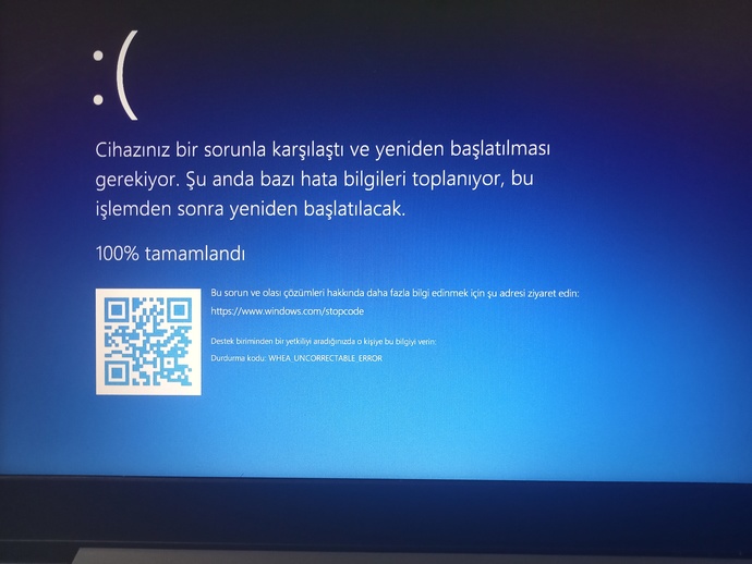 Bilgisayarımdaki bu hatanın sebebi nedir?