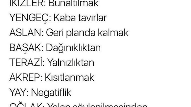 Burçlar nelerden hoşlanmaz?