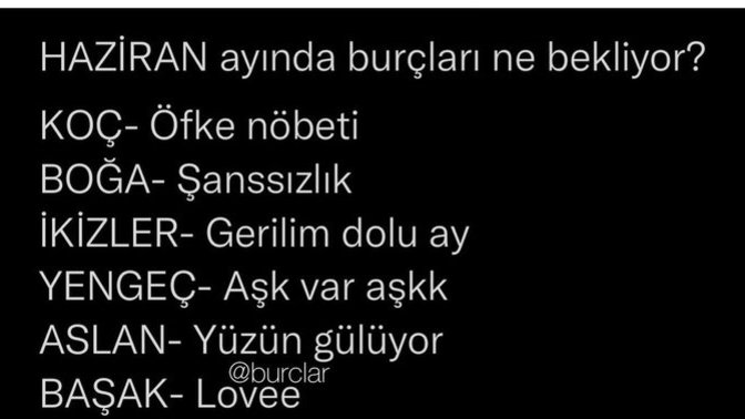 Haziran aynında burçları neler bekliyormuş?