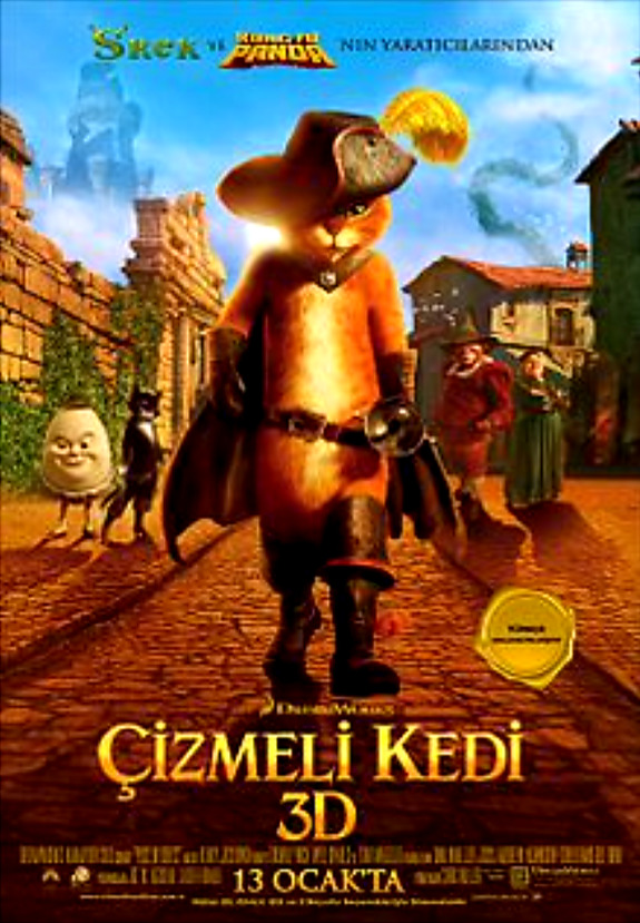 Çizmeli Kedi Animasyon Filmini İzlediniz Mi?