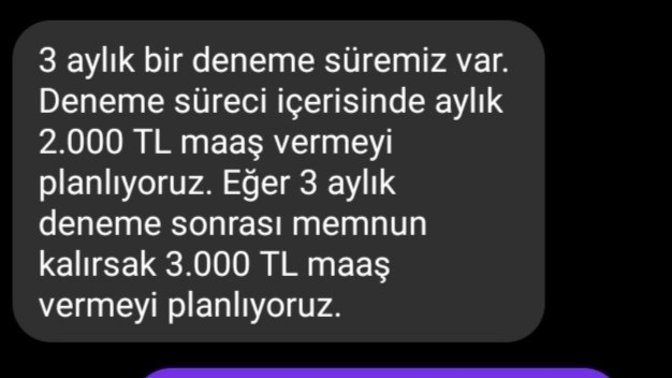 Aylık 2.000 TL maaş teklif eden işverene ağzının payını verdim! Bu fırsatçıların sonu ne zaman gelecek?