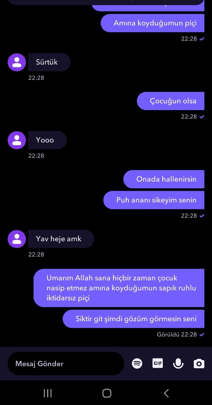 Kız kardeşimden etkilendiğini söyleyen kişiye bu şekilde karşılık verdim şikayetçi olacağını soyledi?