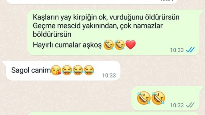 Sevgilinize cuma mesajı attınız mı?
