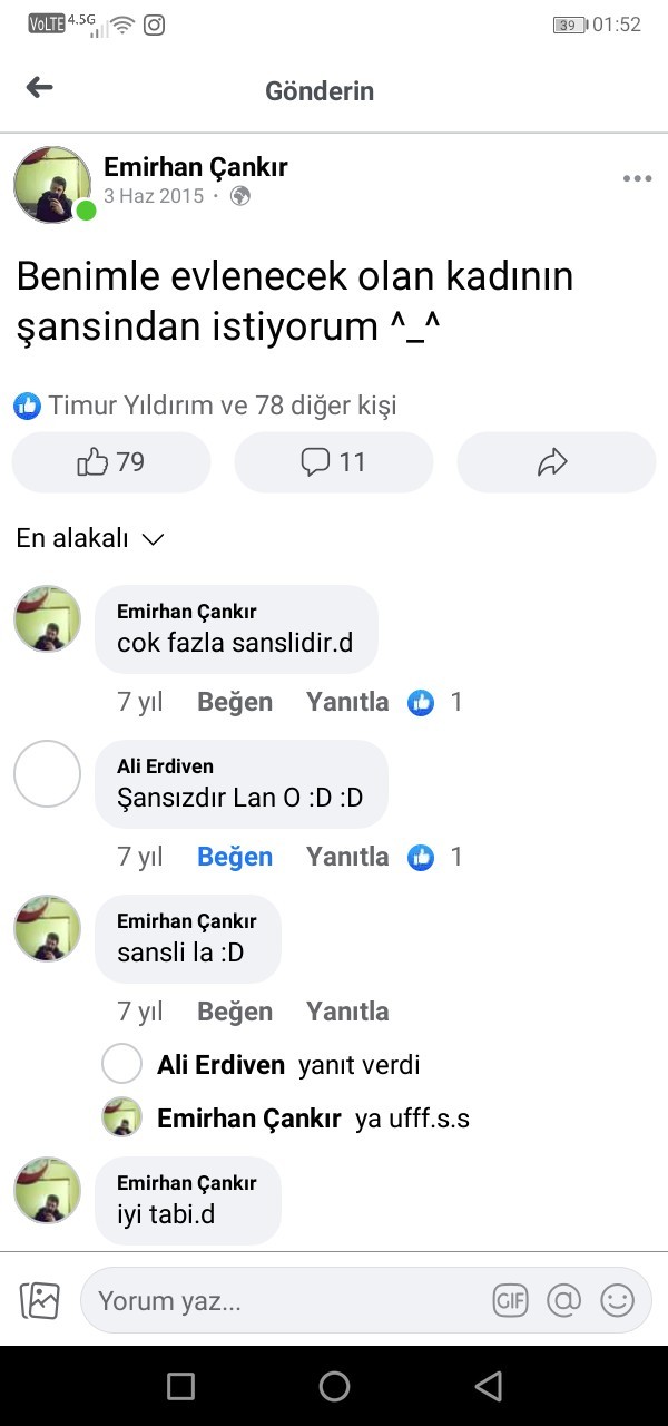 Benimle evlenen şanslı mıdır?
