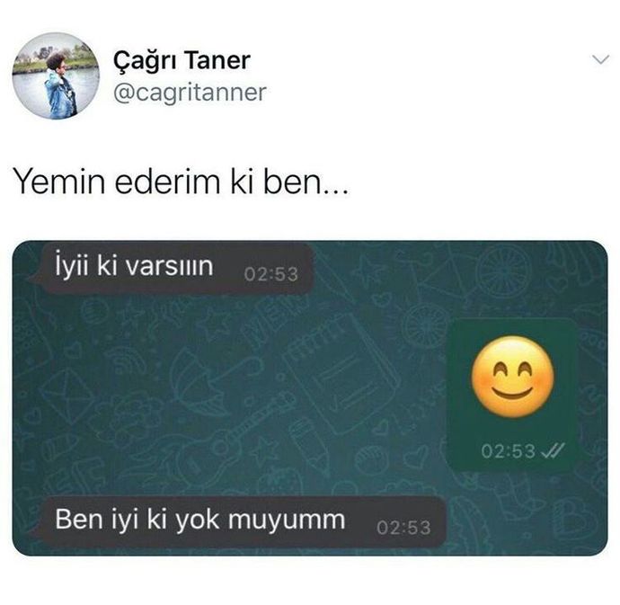 Yok yok bu kadar da değil 🙄