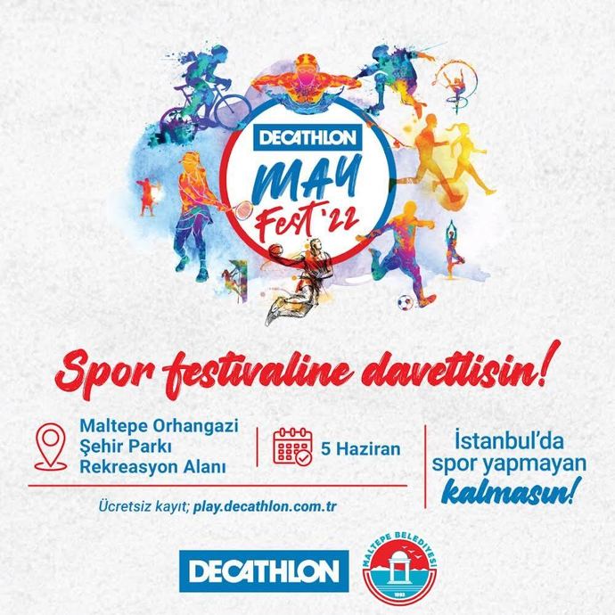 Spor yapmayan kalmasın diye Decathlon eşliğinde 5 Haziranda Maltepede buluşuyoruz! Kimler orada olacak?