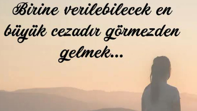 Birini neden görmezden gelirsiniz?