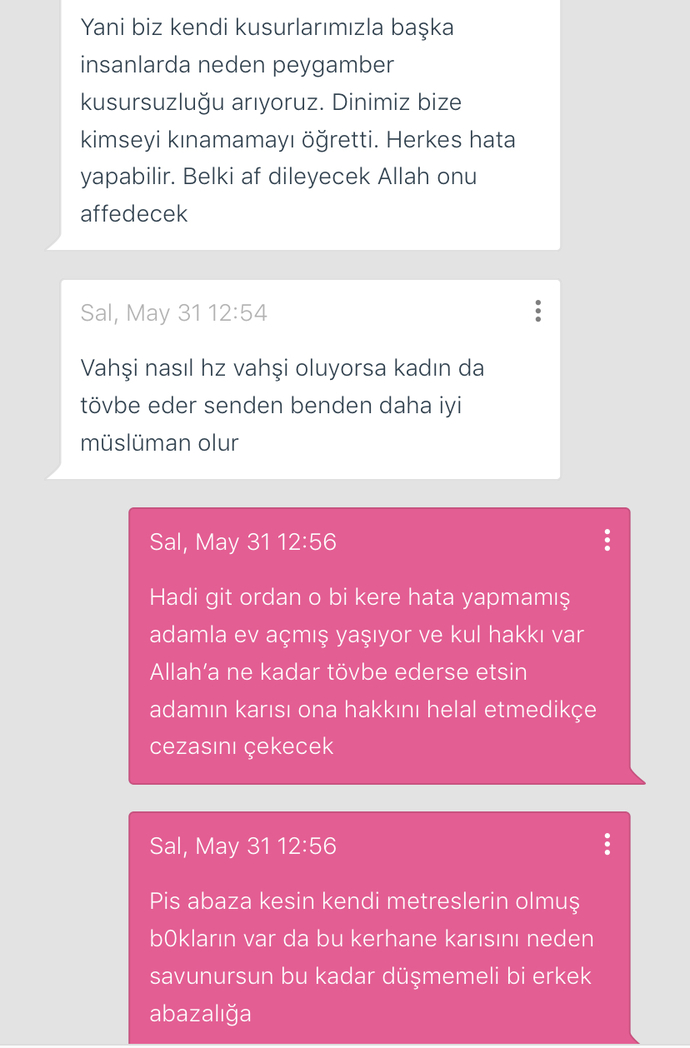 Evli erkeğe metres olmuş yaşayan kadını savunurken nasıl Allah’ın adını kullanabiliyorlar?