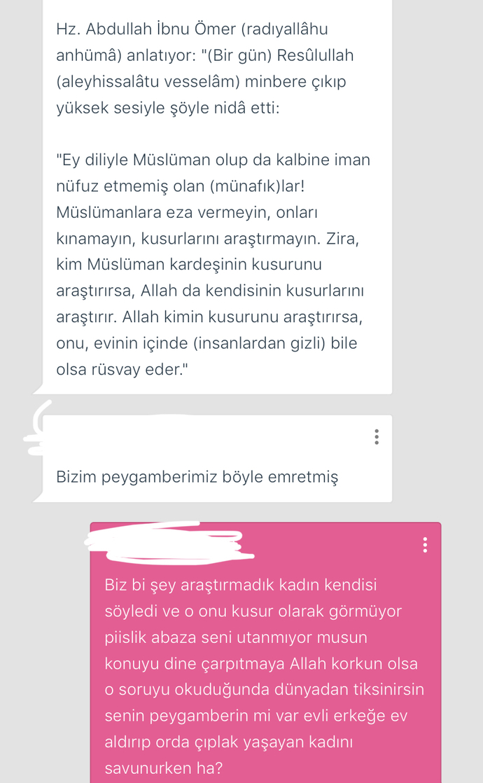 Evli erkeğe metres olmuş yaşayan kadını savunurken nasıl Allah’ın adını kullanabiliyorlar?