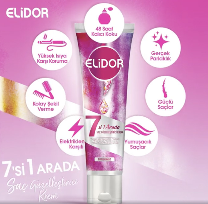 Elidor 7'si Bir Arada Saç Kremi Özellikleri