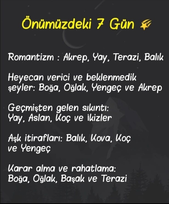 Burcuna göre önümüzdeki 7 gün de neler yaşayacaksın?