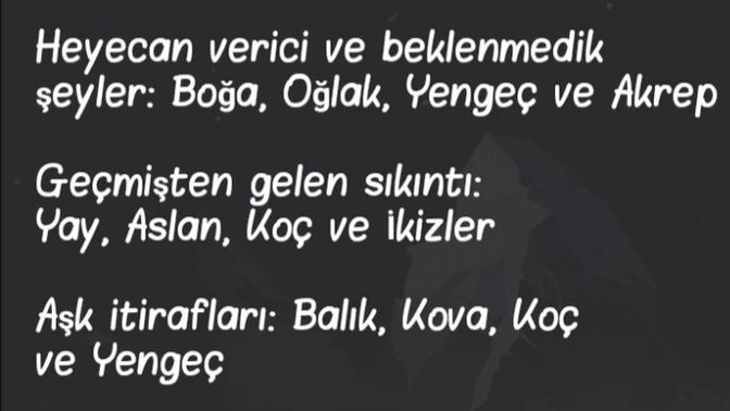 Burcuna göre önümüzdeki 7 gün de neler yaşayacaksın?