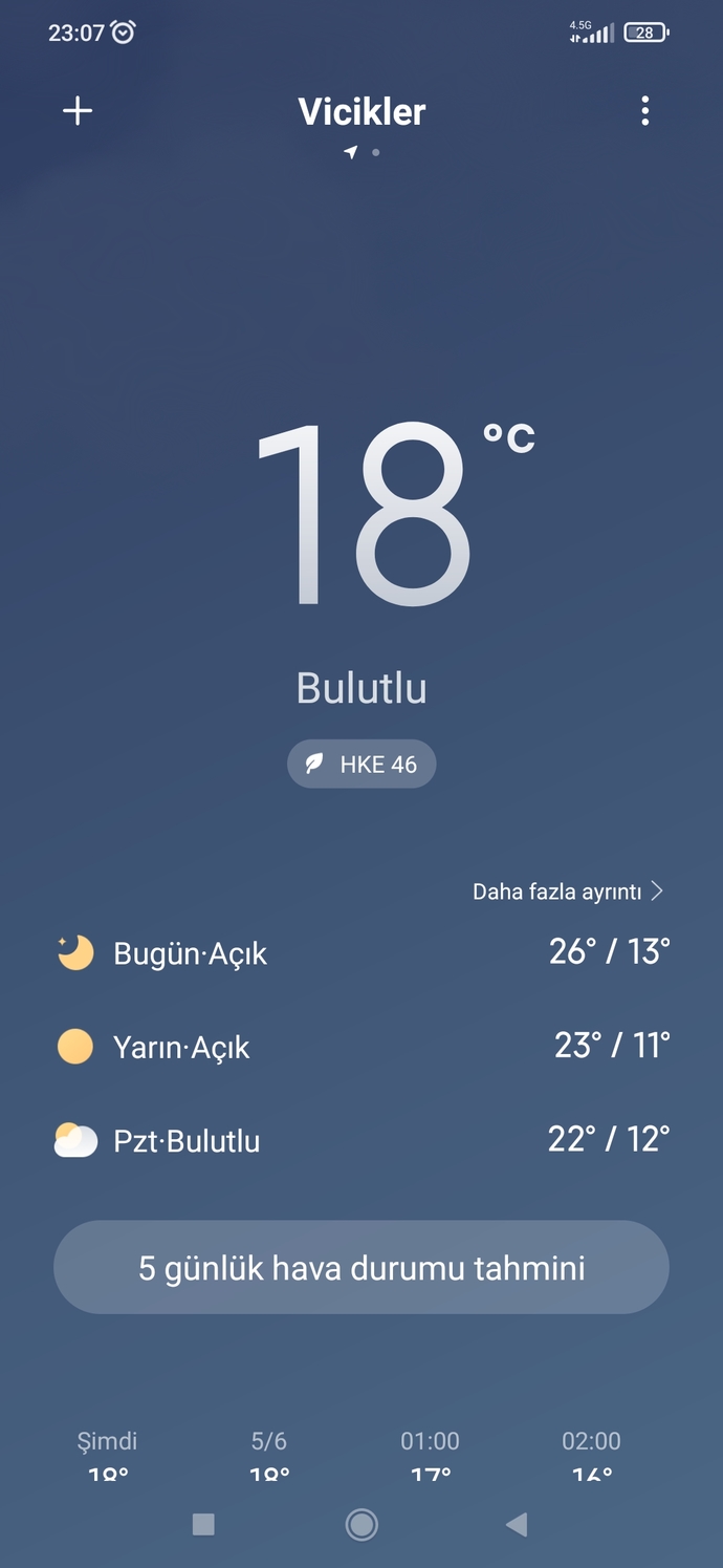 Havalar nasıl oralarda?