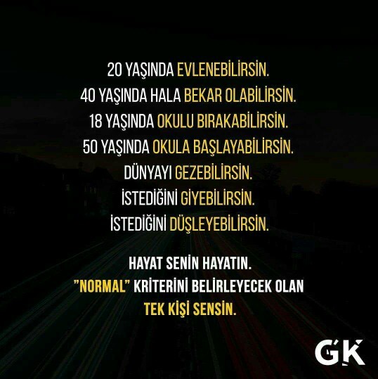 Evlenmenin ve öğrenmenin yaşı yokmudur sahiden?