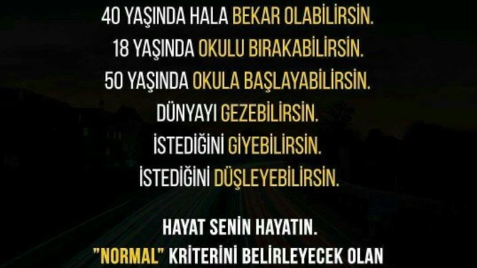 Evlenmenin ve öğrenmenin yaşı yokmudur sahiden?