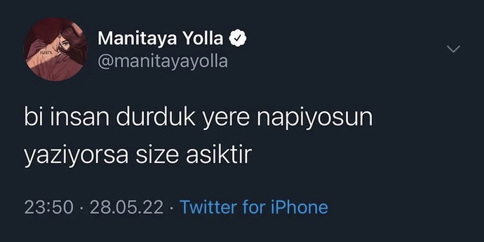 Size durduk yere napıyorsun yazan birileri var mı?