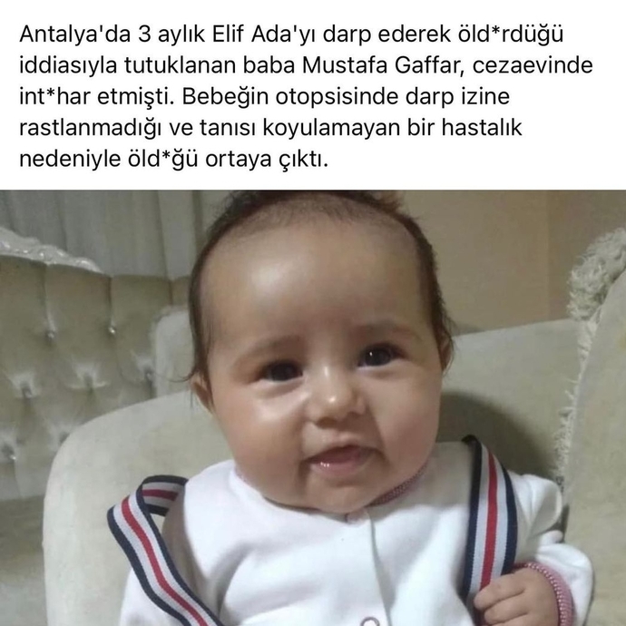 Darp edilmesi sebebiyle öldüğü düşünülen bebeğin ölüm sebebinin hastalıktan olması gerçeği hakkında neler düşünüyorsunuz?