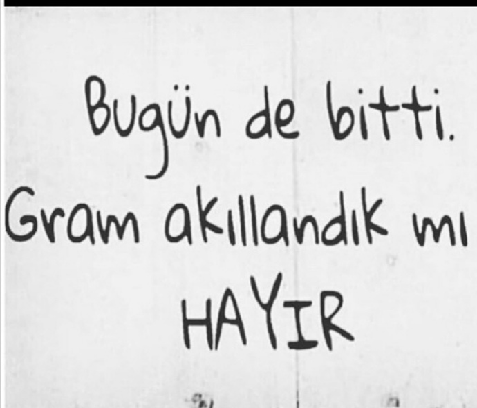 Bilmem mi?