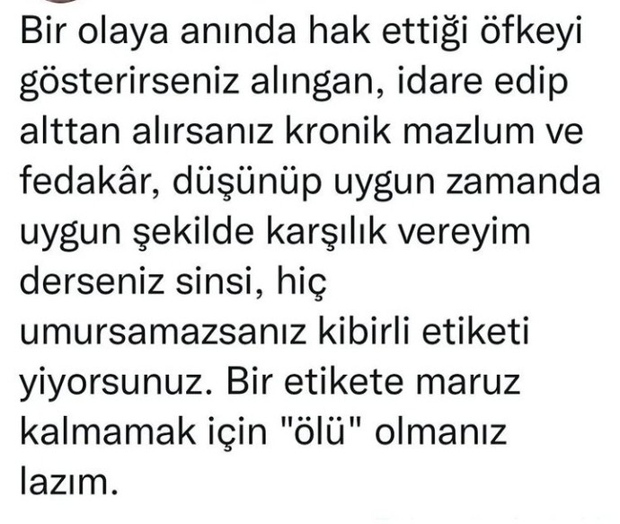 Hangi etikete maruz kalmayı seçiyorsunuz