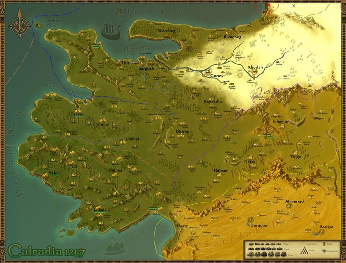 Calradia haritası