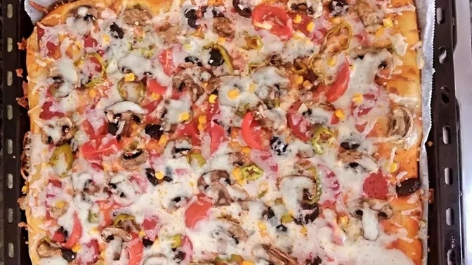 Pizza yaptım, nasıl olmuş?
