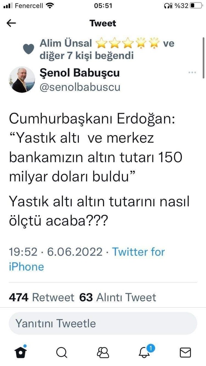 Yastık altı altınlar, ekonomiyi belirleyen ölçüt müdür?