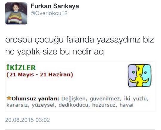 Sizce ikizler burcu almış olduğu eleştirileri hak eden burç mu?