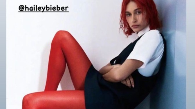 Hailey Bieber kızıl saçlı oldu, sizce yakışmış mı?