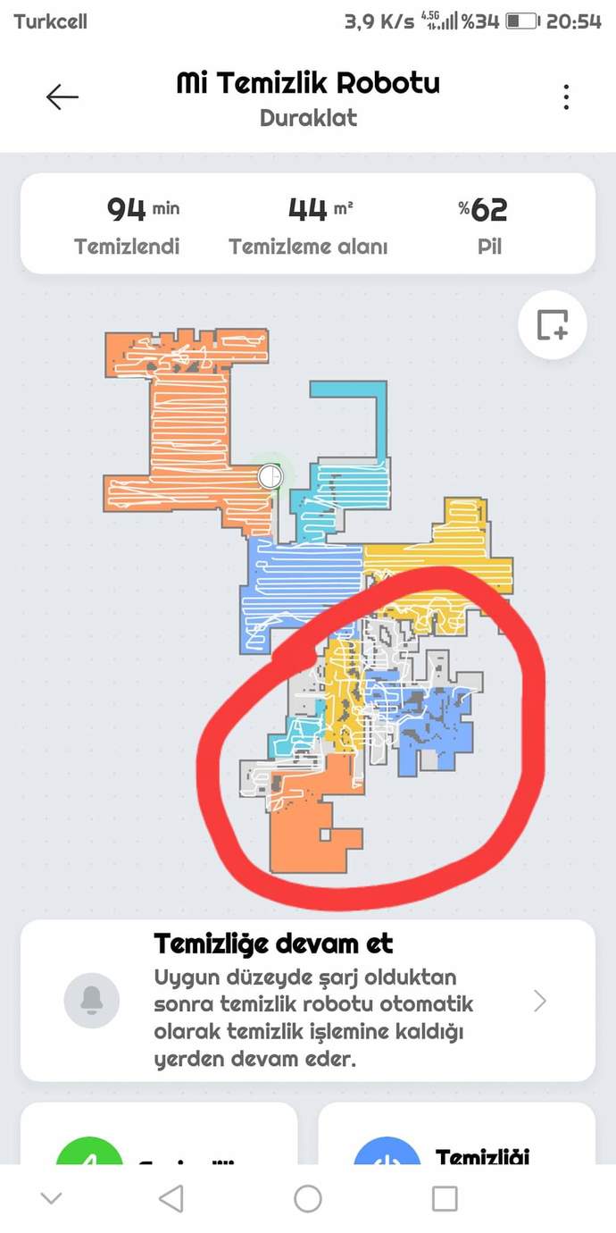 Xioami mi robot vacumm mop 1c Kullananlar yardım edebilirmi?