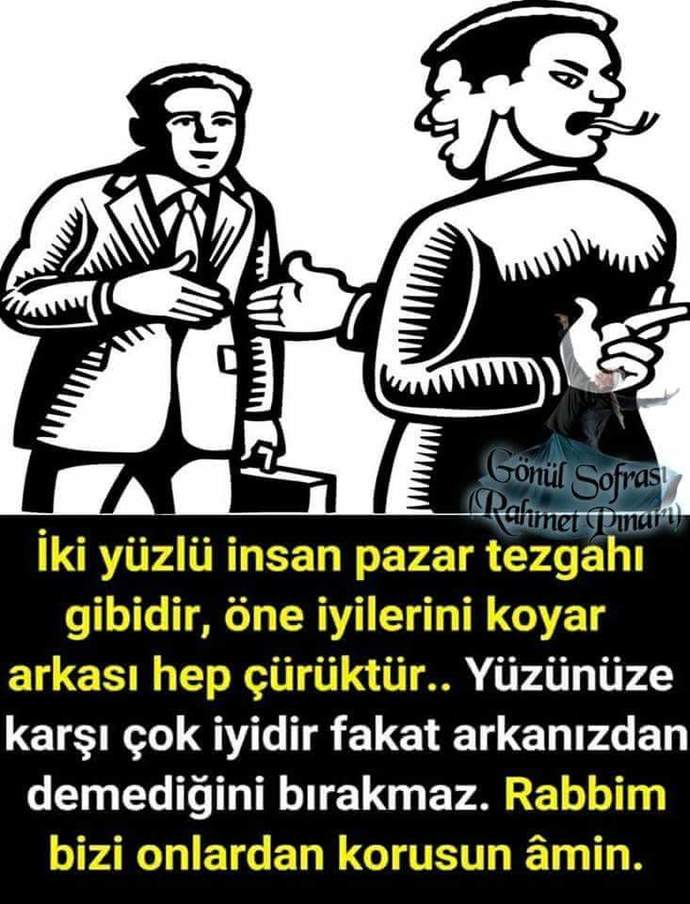 Cevrenizde iki yüzlü İnsanlar var mı?
