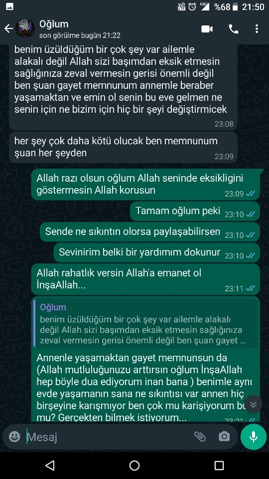 Sizce de hiç şansım yok mu?