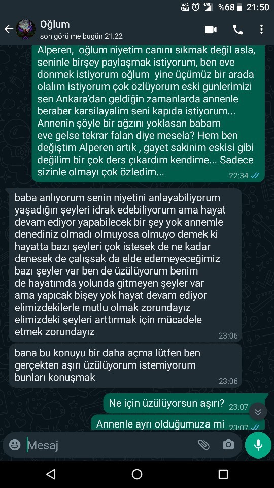 Sizce de hiç şansım yok mu?