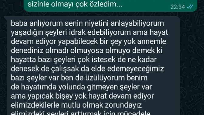 Sizce de hiç şansım yok mu?