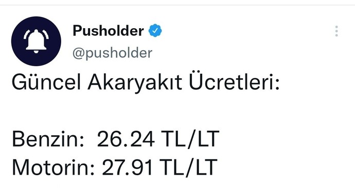 Akaryakıta bir kez daha zam geldi, benzin 26,24 TL oldu! Düşünceleriniz nelerdir?