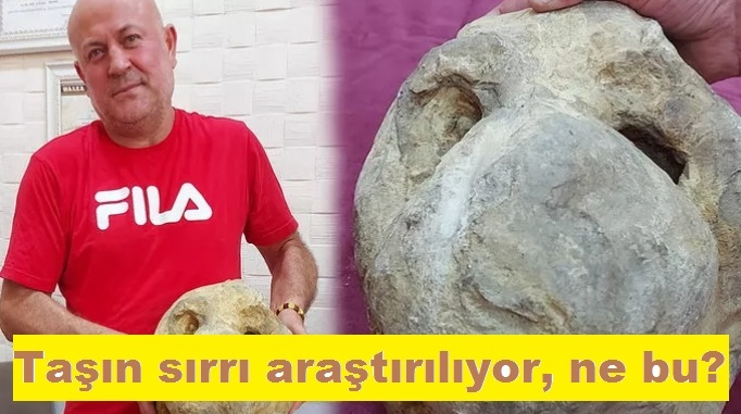 Tarlada bulunan taşın sırrı anlaşılamadı! Sizin de enteresan şeyler bulduğunuz oluyor mu?